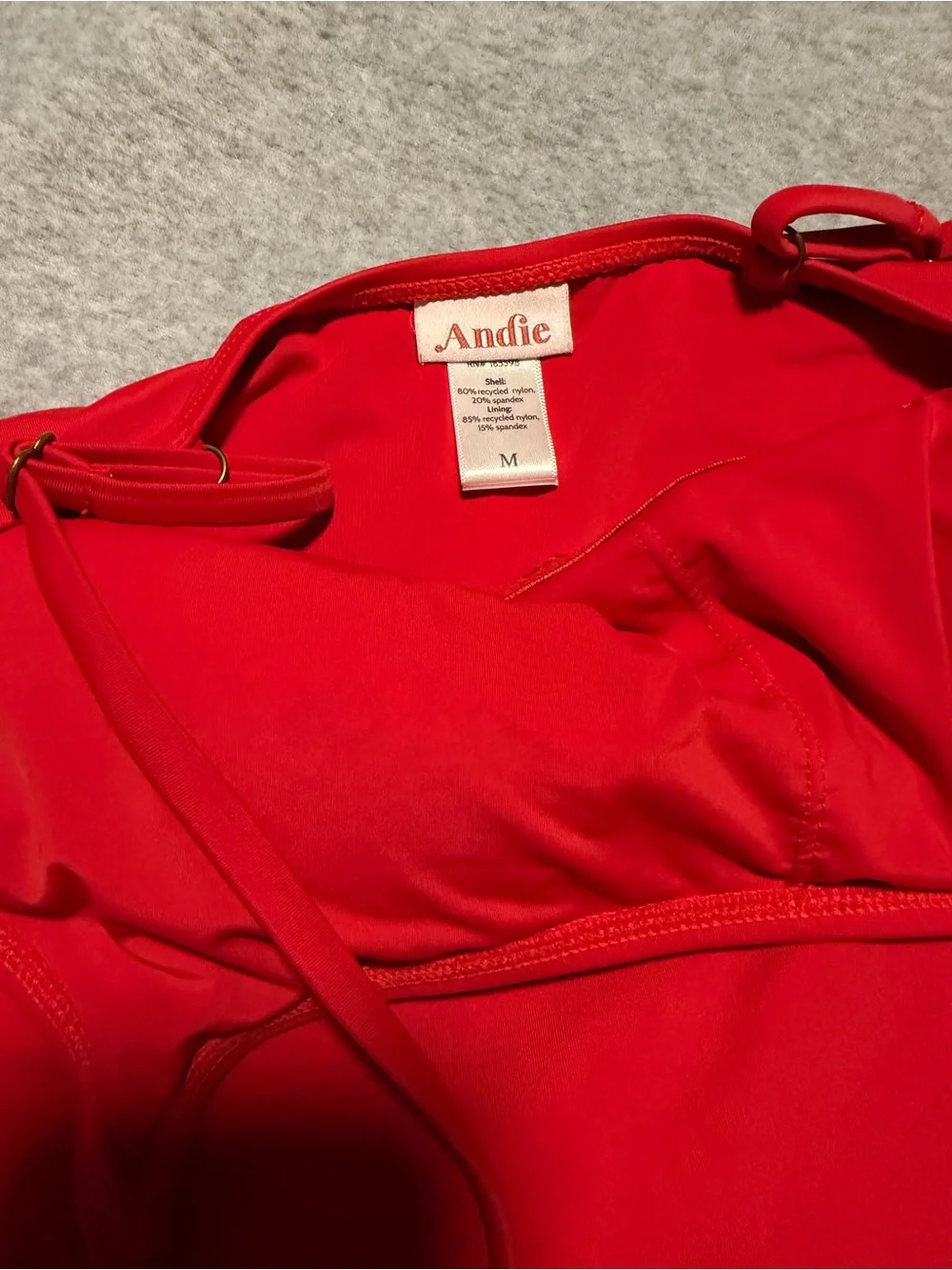 Classic Red One-Piece Swimsuit for Kids
